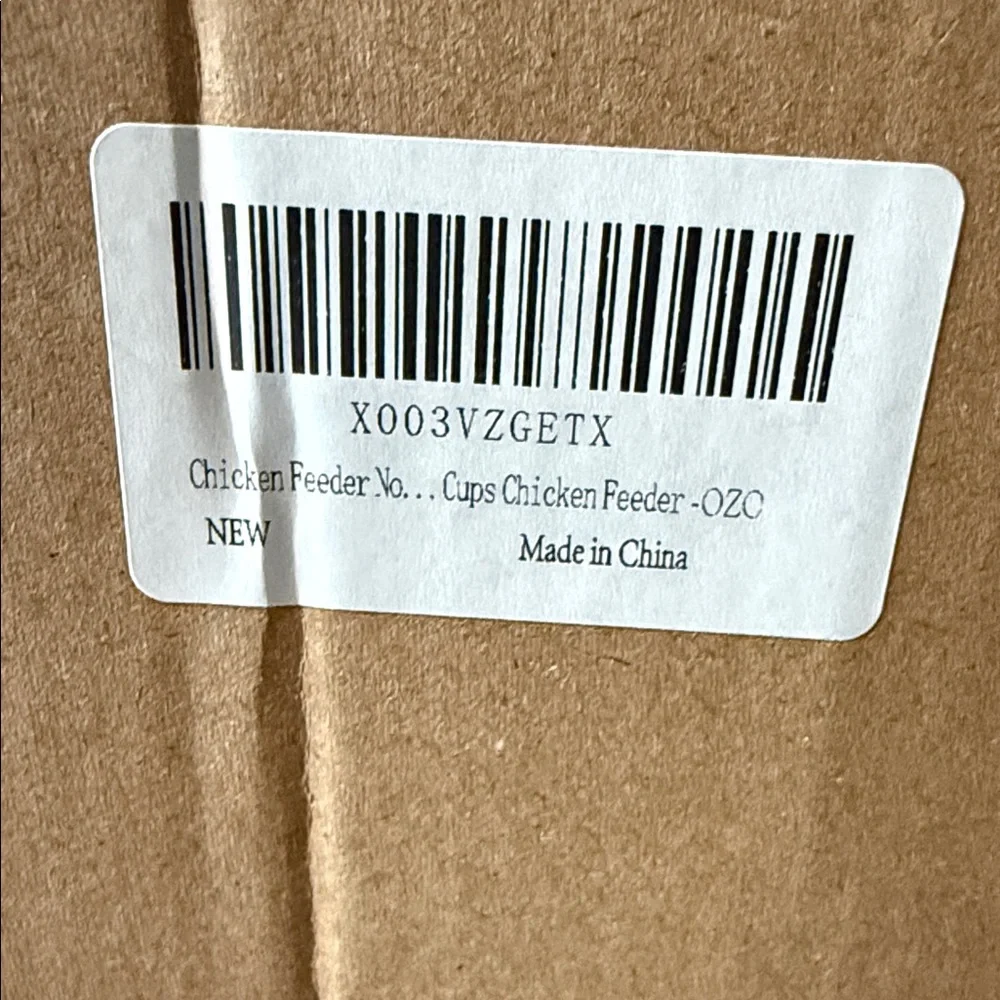 New Red Chicken Feeder Ports - 6 Pieces
